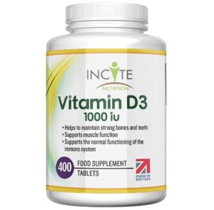 Incite Nutrition Vitamin D3 1000iu Micro Tablets